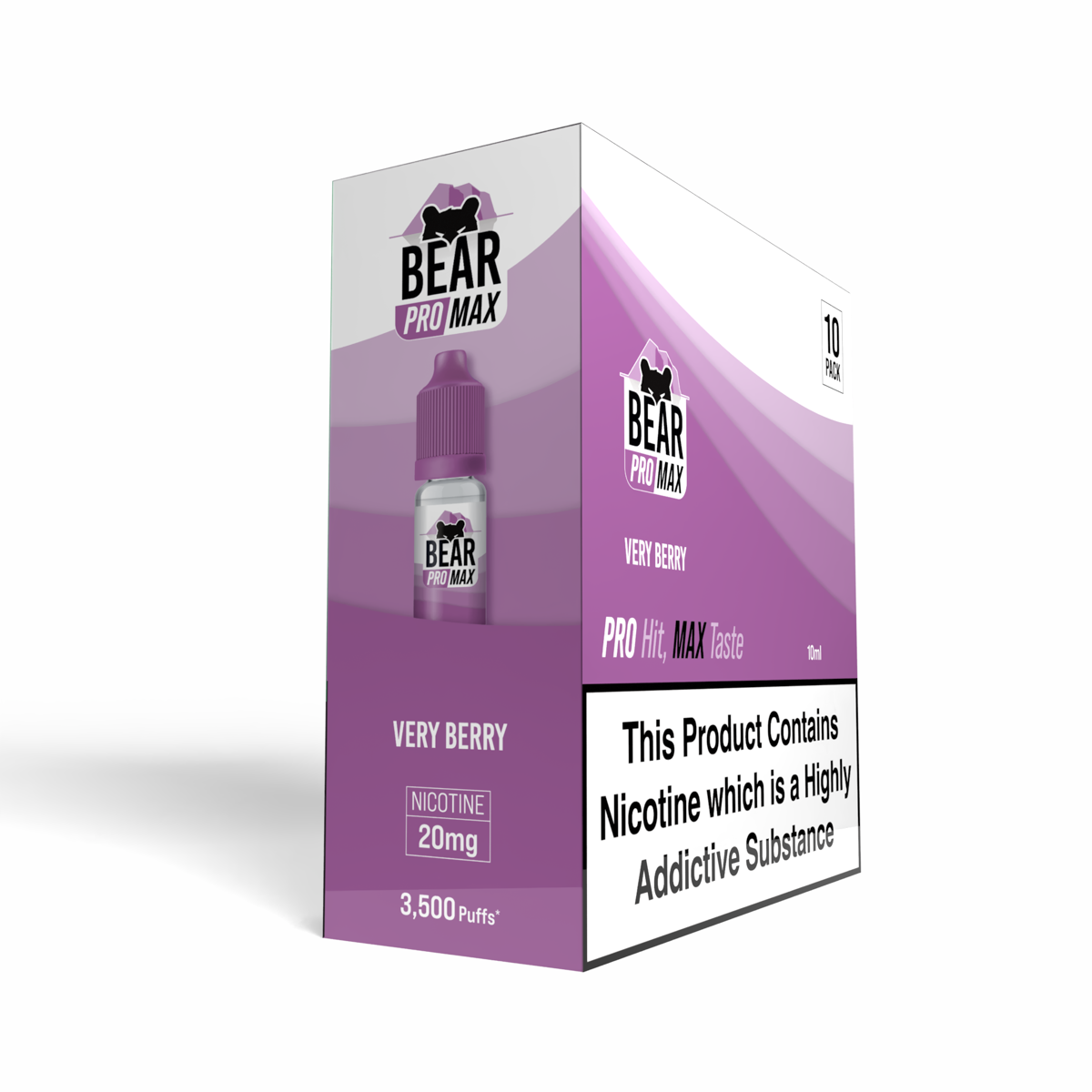 BEAR Pro MAX Salts: Very Berry - 20mg (10 Pack)