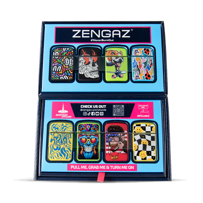 Zengaz Cube Display Jet Lighters ZL-12 (16 pcs)
