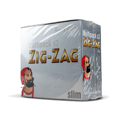 Zig Zag Rolling Papers Multipack: Silver King Size Slim - 3 Booklets (12 Pack)