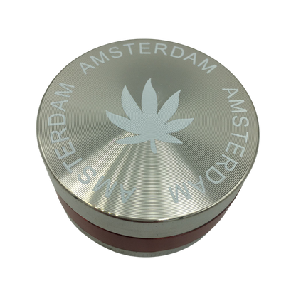 3-Part Metal Grinder - Amsterdam (HX523A)-Grinder-Blazed Wholesale