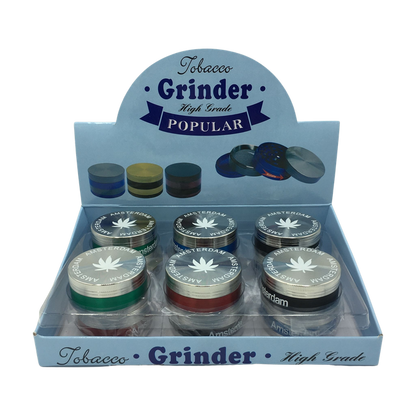 3-Part Metal Grinder - Amsterdam (HX523A)-Grinder-Blazed Wholesale