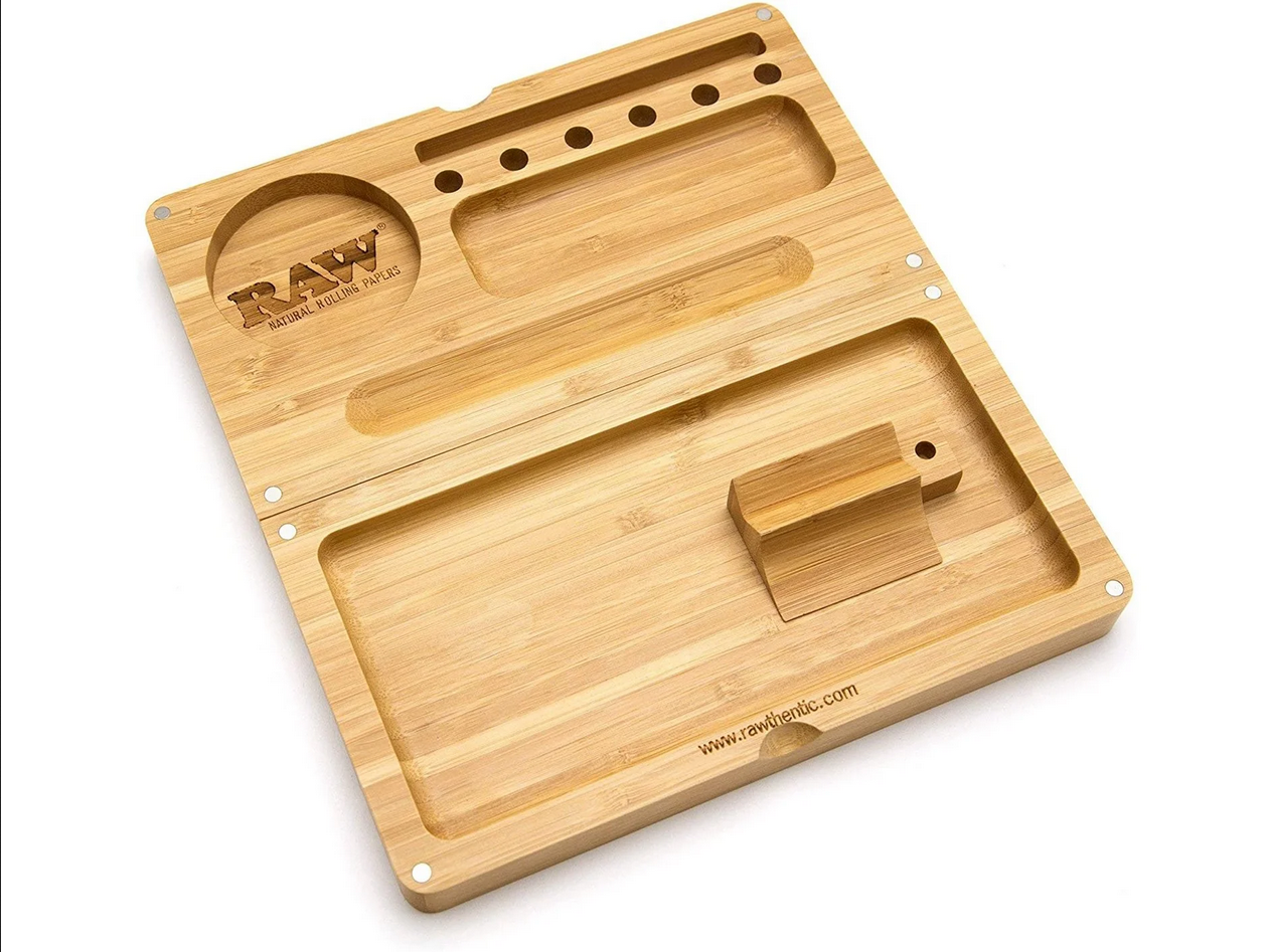 RAW Wooden Backflip Rolling Tray