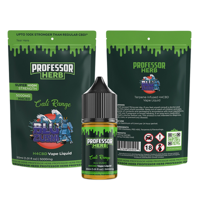 Professor Herb H4CBD Vape Liquid 5000mg 30ml - Blu Zushi