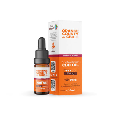 Orange County CBD Broad Spectrum Oil 500mg 10ml - Cherry