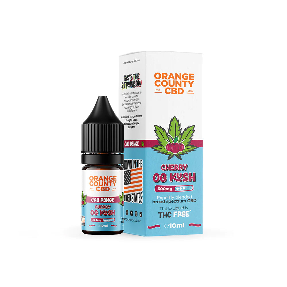 Orange County CBD Cali Range E-liquid 300mg 10ml