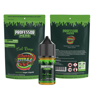 Professor Herb H4CBD Vape Liquid 5000mg 30ml - Cherry Zittlez