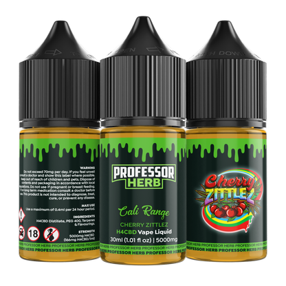 Professor Herb H4CBD Vape Liquid 5000mg 30ml - Cherry Zittlez