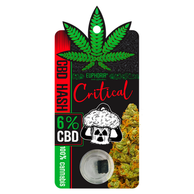 Euphoria Critical CBD Hash (6%) - 1g