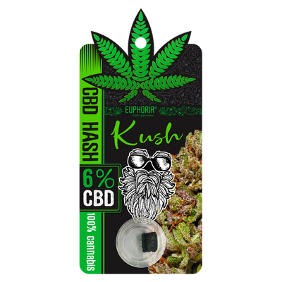 Euphoria Kush CBD Hash (6%) - 1g
