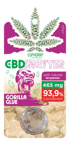 Euphoria CBD Shatter 465mg