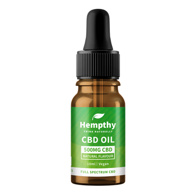 Hempthy Full Spectrum CBD Tincture Oil 10ml - Natural