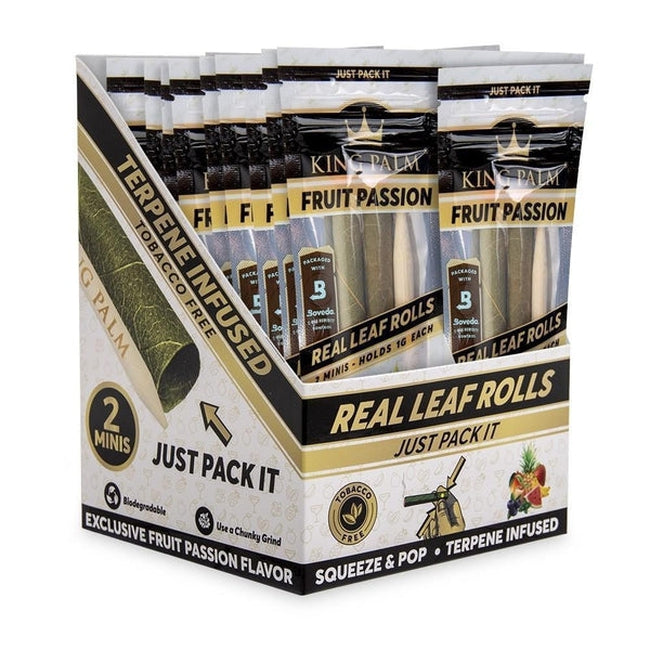 King Palm Terpene Infused Leaf Rolls - Fruit Passion-King Palm-Blazed Wholesale
