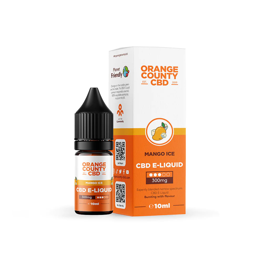 Orange County CBD E-liquid 300mg 10ml