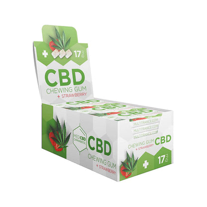 MediCBD CBD Chewing Gum: Strawberry - 17mg (24 Pack)