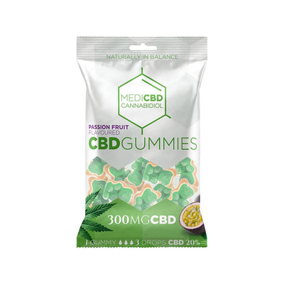 MediCBD CBD Gummy Bears: Passion Fruit - 300mg