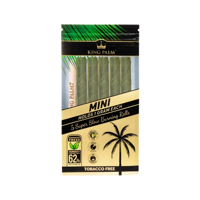 King Palm Terpene Infused Leaf Mini Rolls (1gram) - Natural (5 pack)