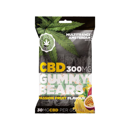 Multitrance CBD Gummy Bears: Passion Fruit - 300mg