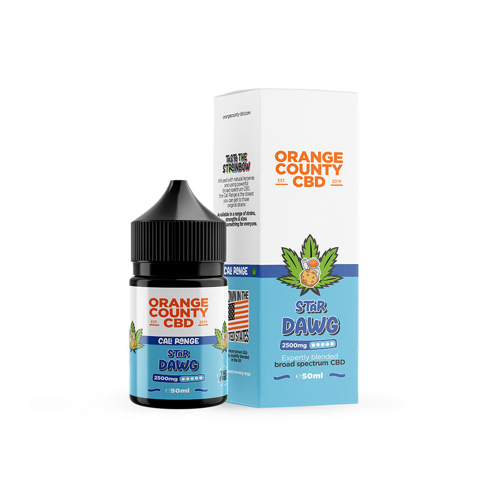 Orange County CBD Cali Range E-liquid 2500mg 50ml