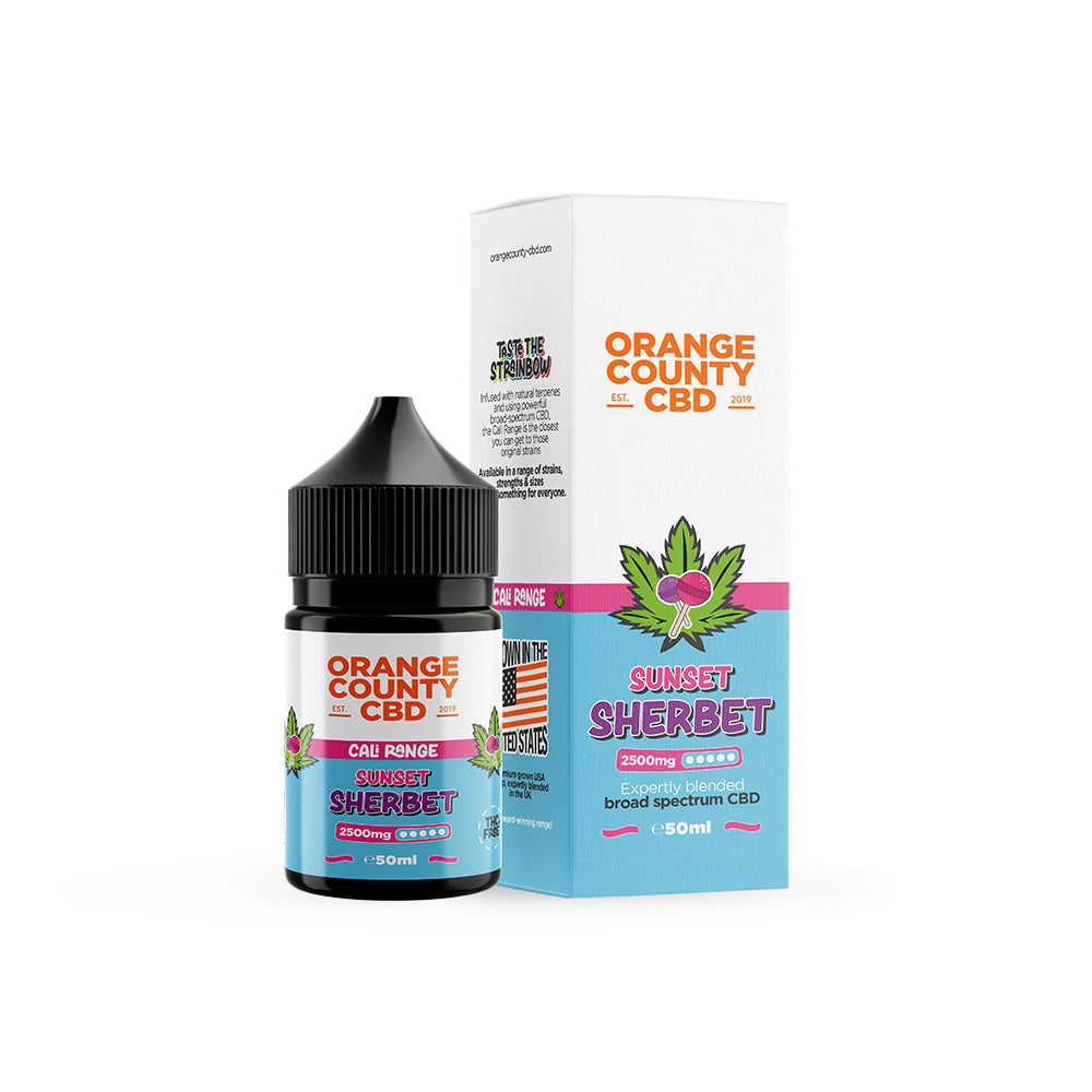 Orange County CBD Cali Range E-liquid 2500mg 50ml