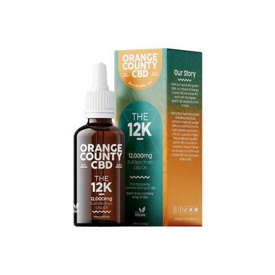 Orange County CBD MCT Tincture Oil 12,000mg 100ml