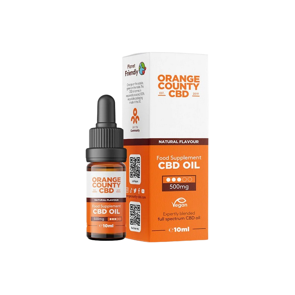 Orange County CBD MCT Tincture Oil 500mg 10ml-Orange County CBD-Blazed Wholesale