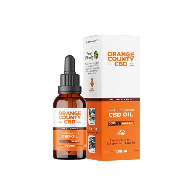 Orange County CBD MCT Tincture Oil 3000mg 30ml-Orange County CBD-Blazed Wholesale
