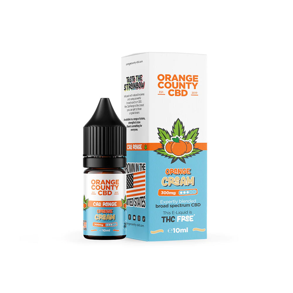 Orange County CBD Cali Range E-liquid 300mg 10ml