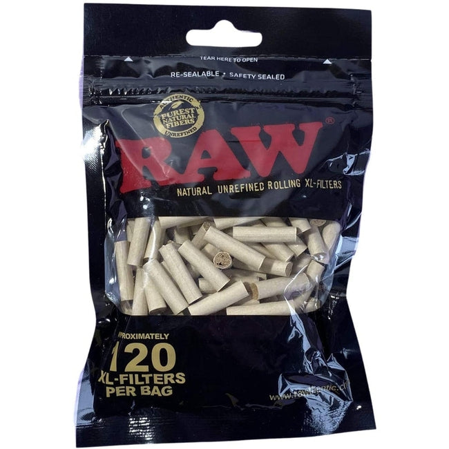 RAW Black Natural XL Filter Tips-RAW-Blazed Wholesale