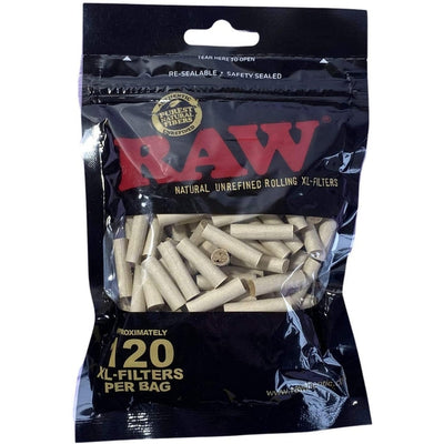 RAW Black Natural XL Filter Tips