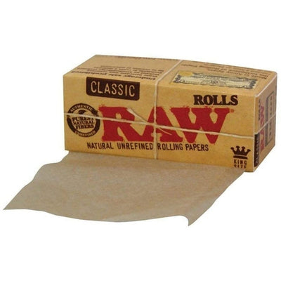 RAW 3m Roll Rolling Papers: Classic - 3m (12 Pack)