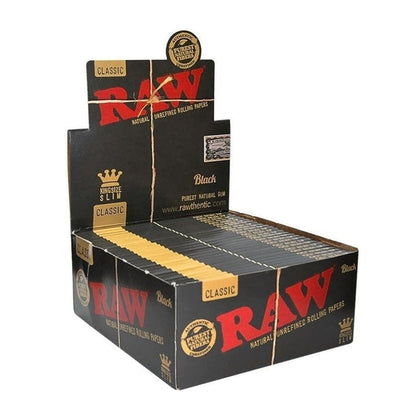 RAW Classic Natural Black Rolling Papers