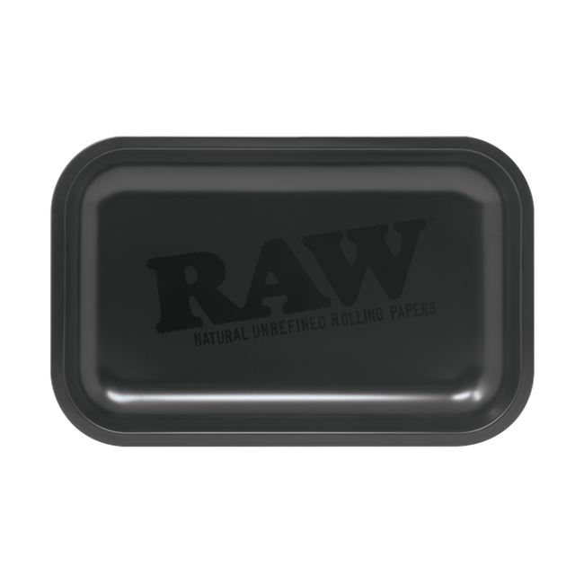 RAW Murder'd Matte Black Rolling Tray-RAW-Blazed Wholesale