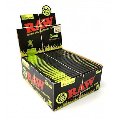 RAW Organic Hemp Black Rolling Papers