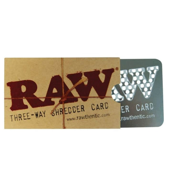 RAW Three-Way Shredder Card Grinder-RAW-Blazed Wholesale