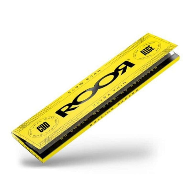 ROOR CBD Infused Ultra Thin King Size Rolling Papers - Rice Paper-ROOR-Blazed Wholesale