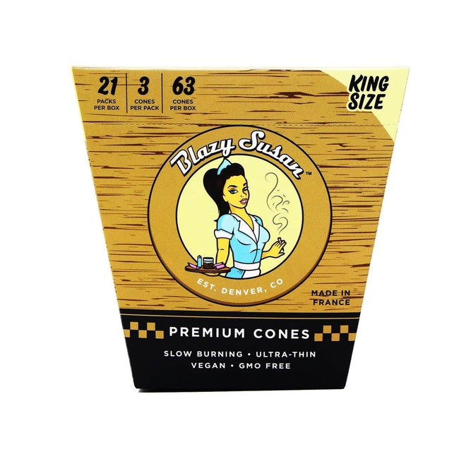 Blazy Susan King Size Cones (21 pcs) - Brown-Blazy Susan-Blazed Wholesale