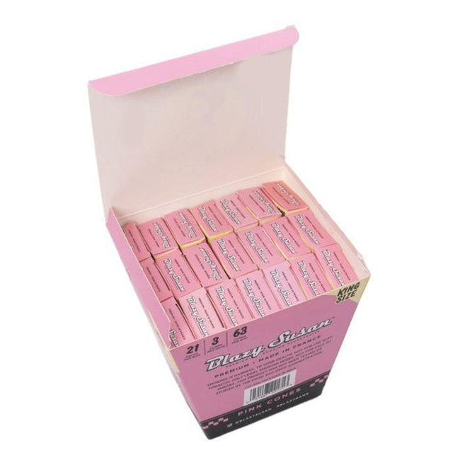 Blazy Susan King Size Cones (21 pcs) - Pink-Blazy Susan-Blazed Wholesale