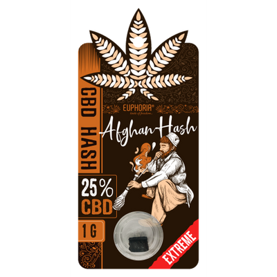 Euphoria Afghan Hash CBD Hash (25%) - 1g