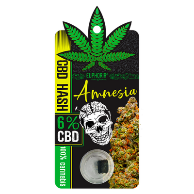 Euphoria Amnesia CBD Hash (6%) - 1g