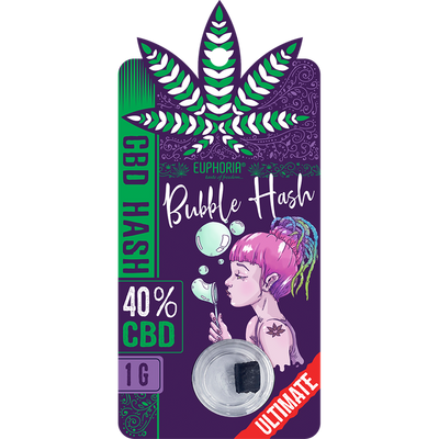Euphoria Bubble CBD Hash (40%) - 1g