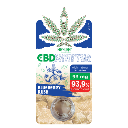 Euphoria CBD Shatter 93mg-Euphoria-Blazed Wholesale