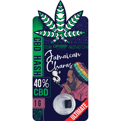 Euphoria Jamaican Charas CBD Hash (40%) - 1g