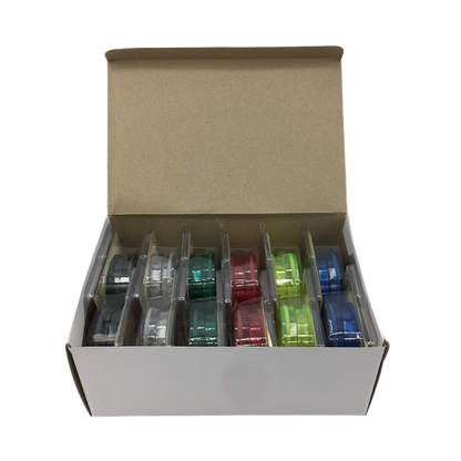 Magnetic No.1 Shark Teeth Grinder - Assorted Colours-Magnetic No.1-Blazed Wholesale