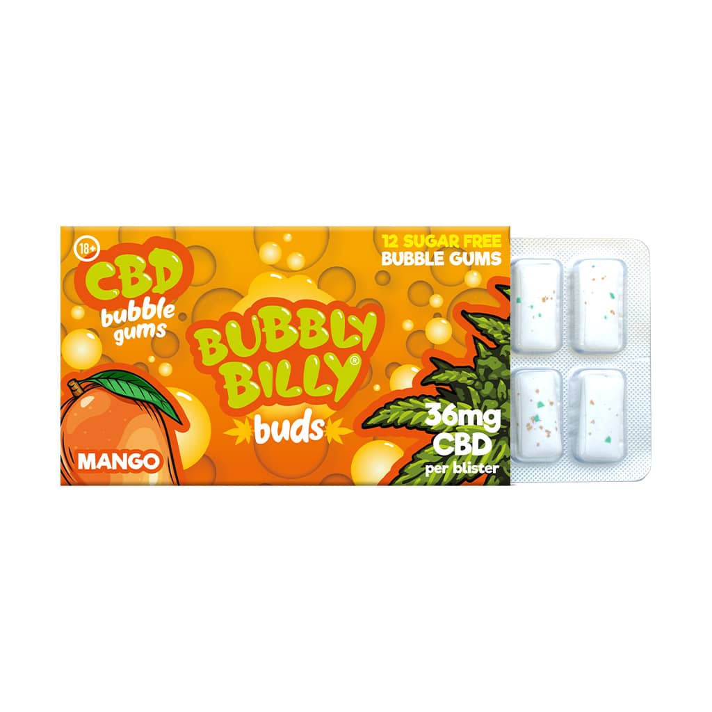 Multitrance Bubbly Billy CBD Mango Bubblegums 36mg-Multitrance-Blazed Wholesale