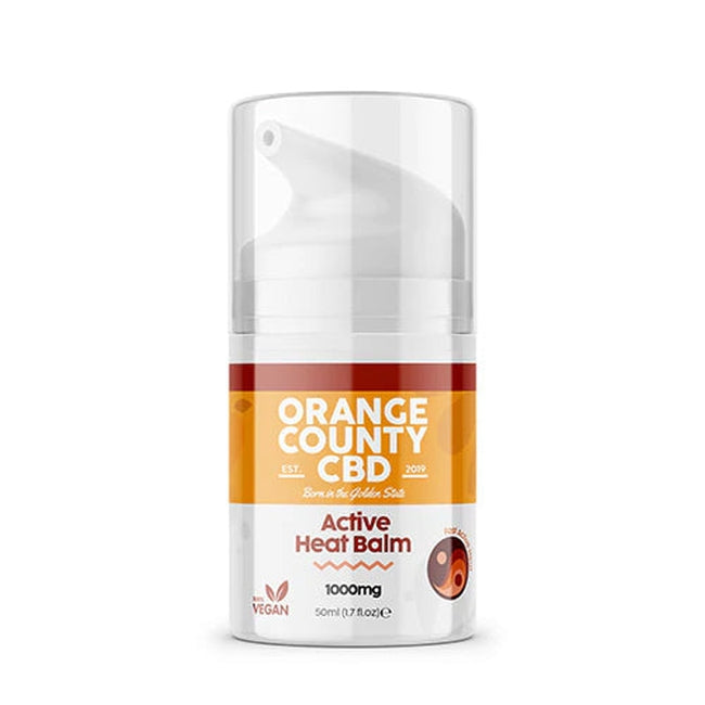 Orange County CBD Active Heat Balm 1000mg 50ml-Orange County CBD-Blazed Wholesale