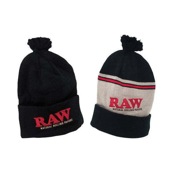 RAW Pompom Hats-RAW-Blazed Wholesale
