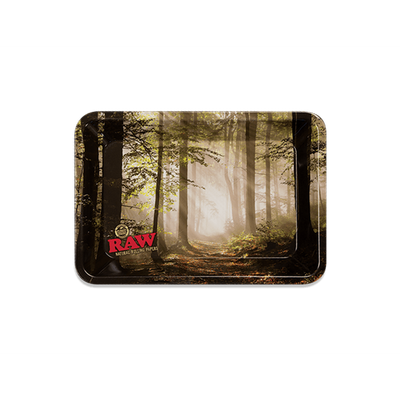 RAW 'Smokey Forest' Rolling Tray (Mini 12 x 17)