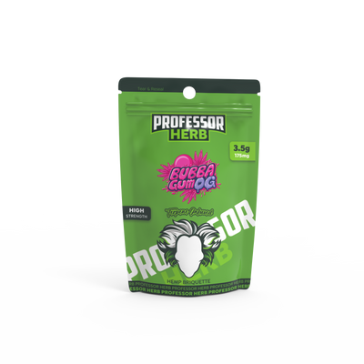 Professor Herb Hemp Briquette Hash (3.5g) - Bubba Gum OG