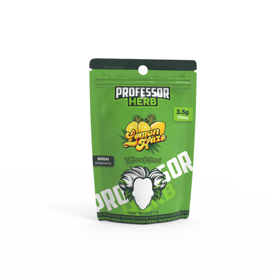 Professor Herb Hemp Briquette Hash (3.5g) - Lemon Haze