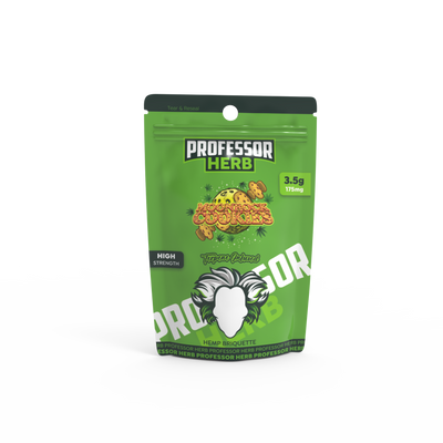 Professor Herb Hemp Briquette Hash (3.5g) - Moonrock Cookies